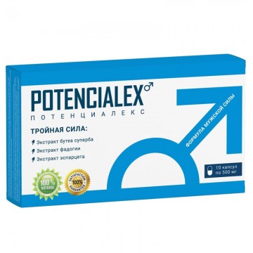 Potencialex - таблетки для потенции в Москве