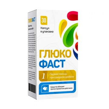 Глюкофаст - первая помощь при сахарном диабете, 30 капсул в Москве